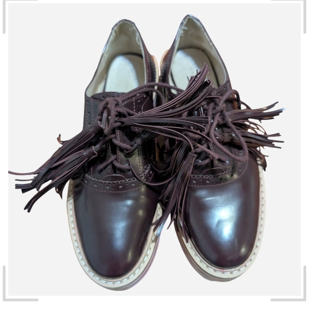 Pre-owned Zara Brown Platform Shoes